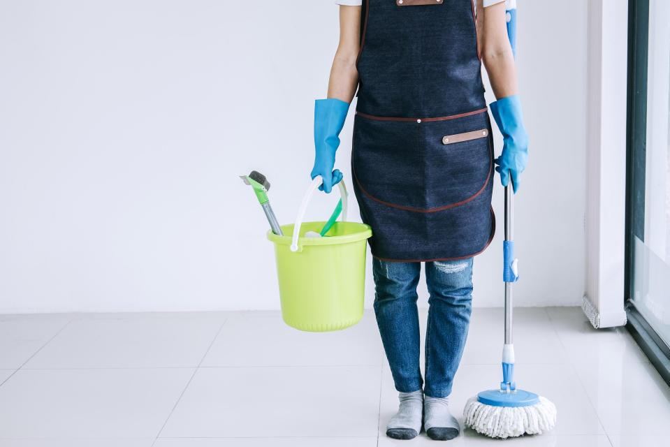 Have you tried using a screw driver to clean your toilet?