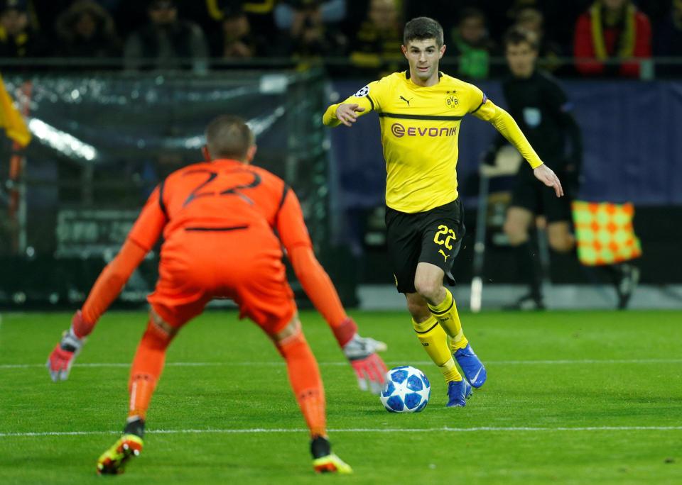  Pulisic joined Borussia Dortmund at 15, making his debut at 17