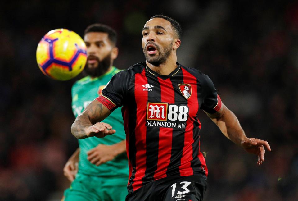  Spurs have also been linked to Bournemouth star Callum Wilson