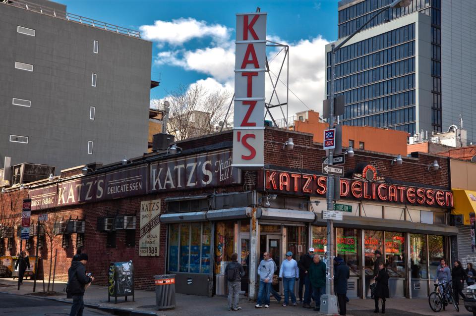  Katzs is world famous and serves proper New York food