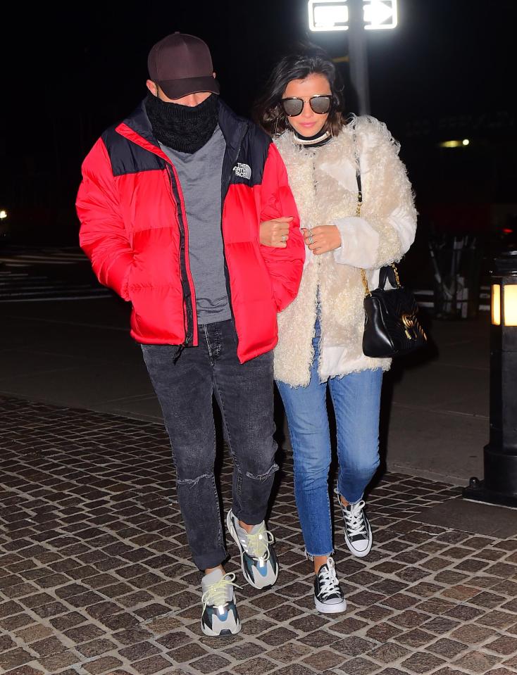  Ryan Thomas and Lucy Meck looked closer than ever as they walked around New York following Lucy's 'cheating' scandal