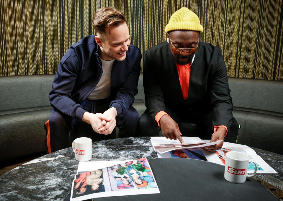  Olly Murs and Will.i.am return to our screens as judges on The Voice on Saturday night