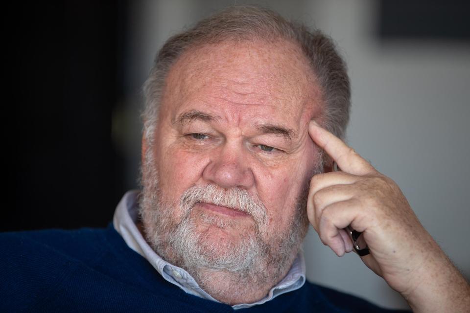  Former royal editor Duncan Larcombe slammed the Duchess of Sussex's father Thomas Markle