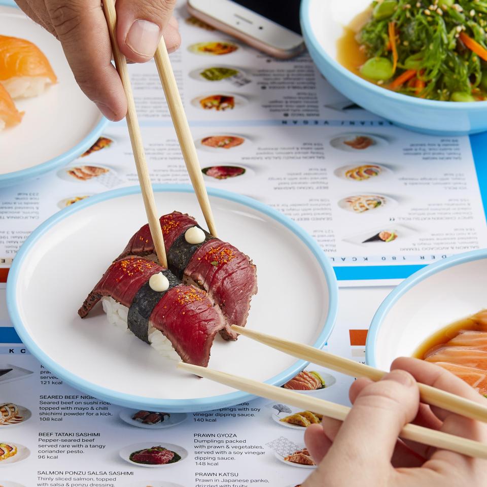  There's 40 dishes at £3 each on offer at Yo! Sushi