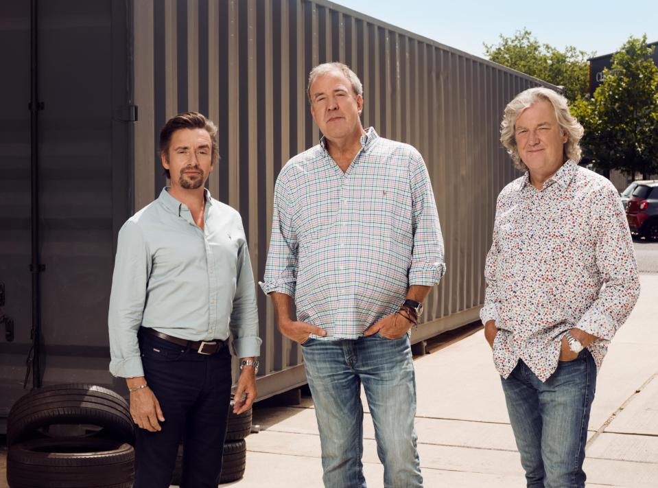  The Grand Tour's stars: Jeremy Clarkson, Richard Hammond and James May.