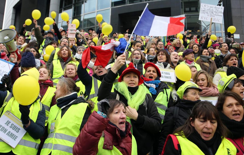  For weeks thousands of French citizens have descended on the main cities to call for a change of government