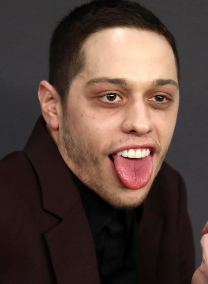  Comedian Pete Davidson was seen leaving the Netflix bash with 45-year-old Kate