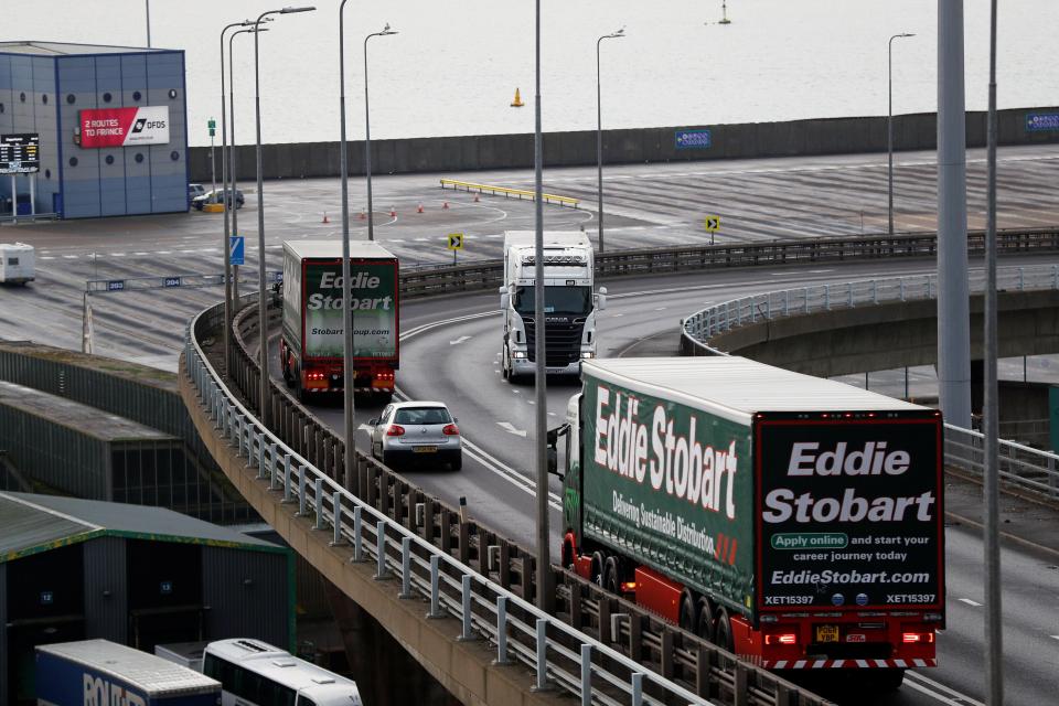  Theresa May's spokesperson claimed the trail was beneficial for the truckers involved