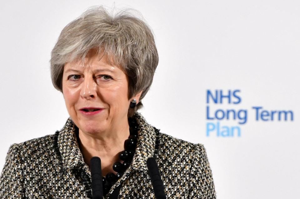  Theresa May has vowed to crack down on NHS waste