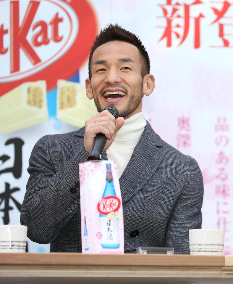  Nakata has even sold a Kit Kat flavoured sake