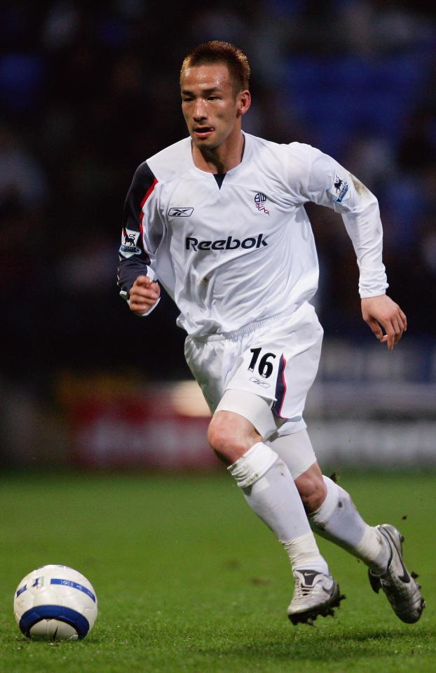  Nakata starred in Sam Allardyce's midfield at the Reebok Stadium