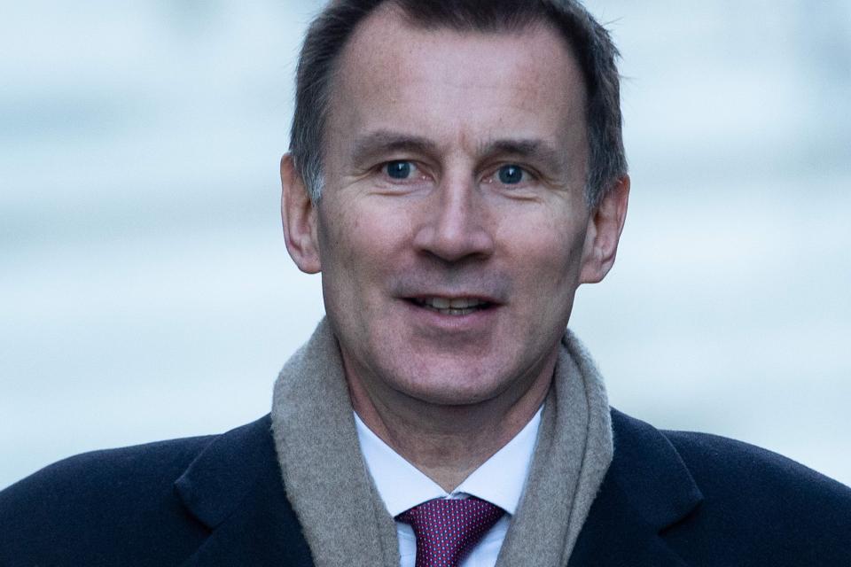  Jeremy Hunt says a No Deal Brexit will be rejected