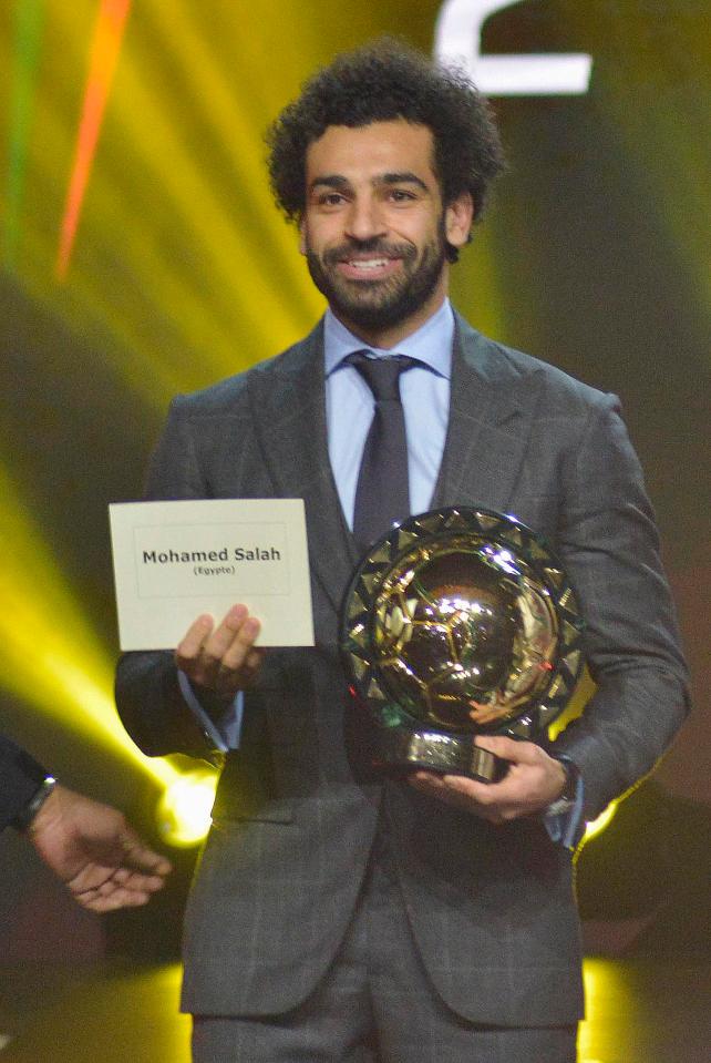  Salah received the Player of The Year award