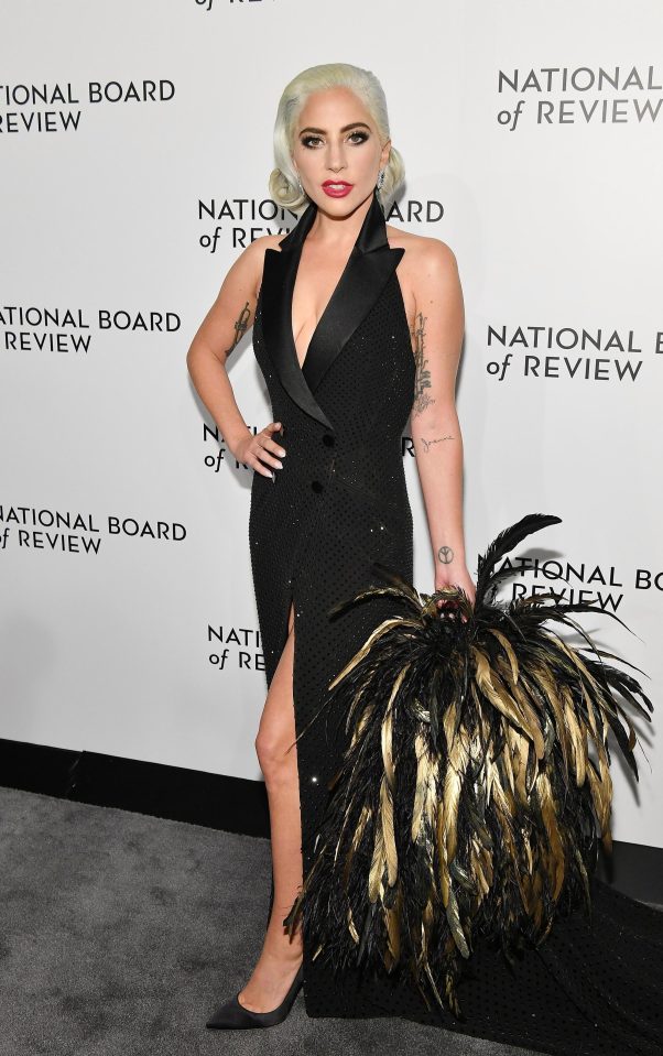  Gaga looked stunning at the National Board of Review Awards