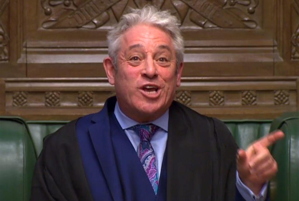  Commons Speaker John Bercow is accused of trying to 'sabotage' Brexit with his Plan B ruling