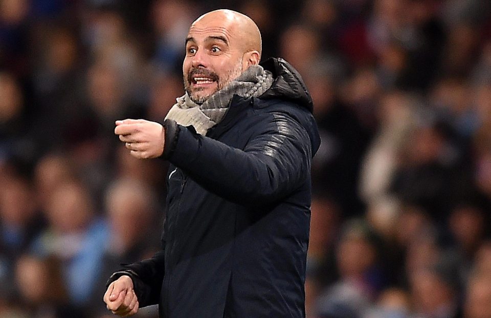 It was delight on the night for Pep Guardiola