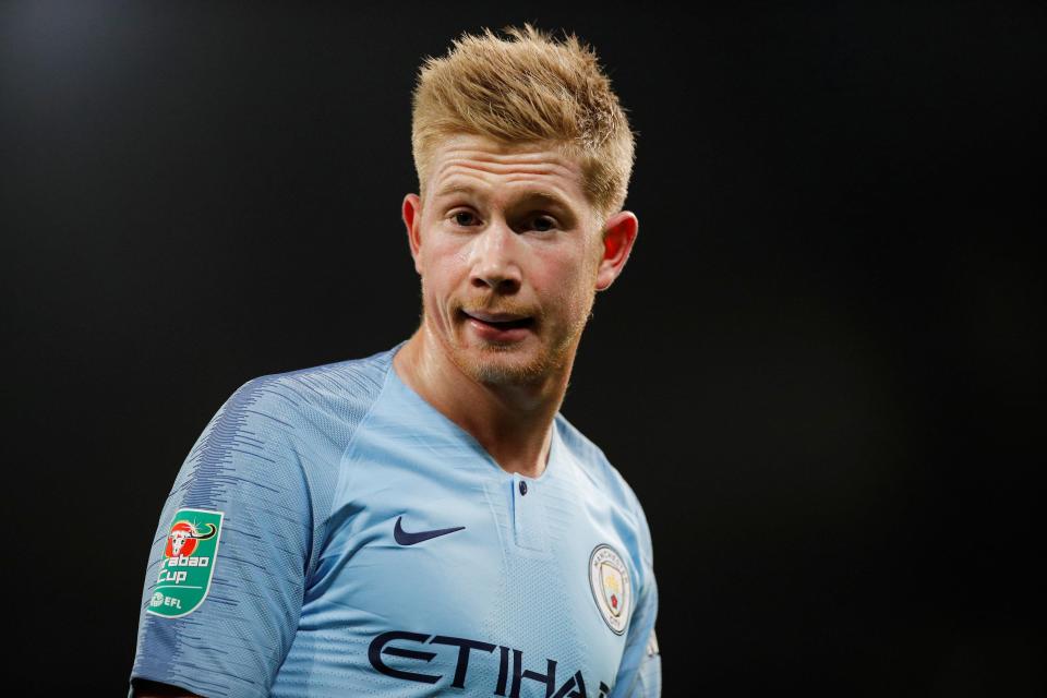  Kevin De Bruyne is expected to make his second league start of the season on Monday