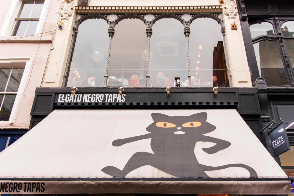  Cool cats head for the El Gato Negro Tapas bar