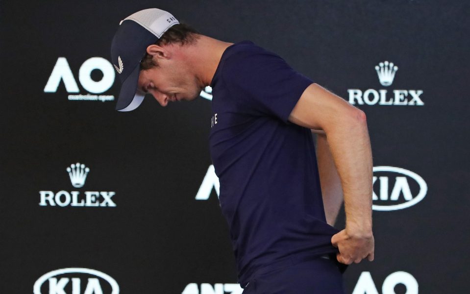 Murray even had to leave the press conference to compose himself while revealing the state of his injury hell