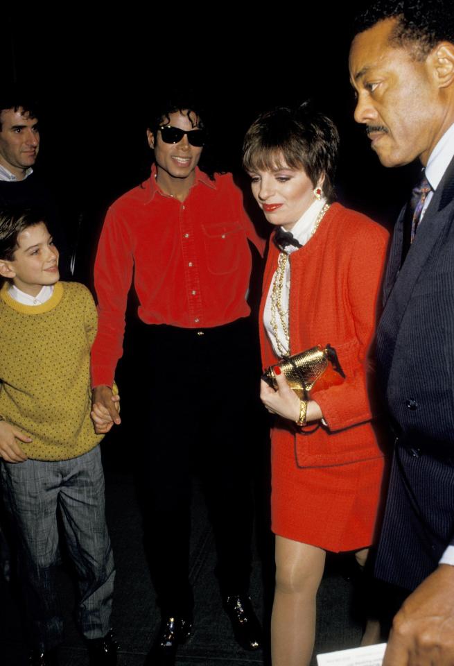  James, left, allegedly took part in a mock wedding at Neverland where he acted as Jackson's bride