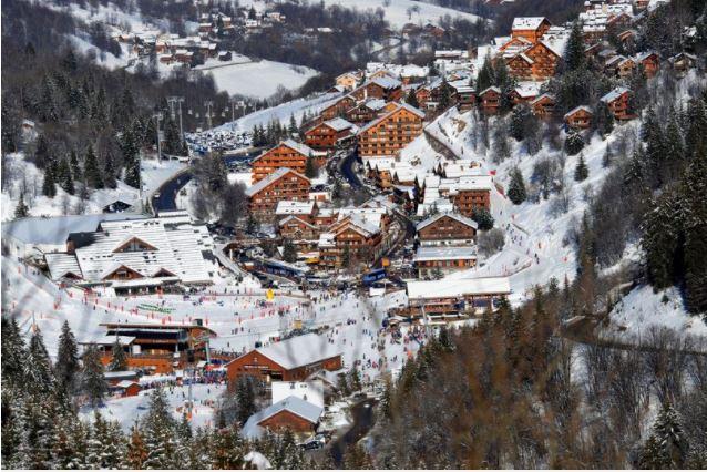  The horror incident happened earlier today in Meribel in the French Alps