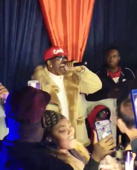  Singer R Kelly performs his sleazy hit 'Bumo'n'Grind' at a club in Chicago this week