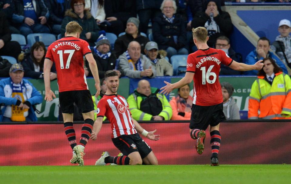  Shane Long's goal proved to be the winner for Southampton at the King Power