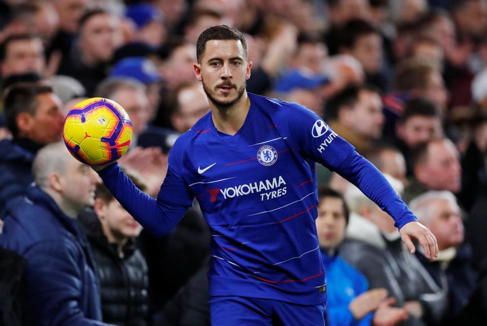 Chelsea want Real Madrid to pay a big fee if they want Hazard in the summer