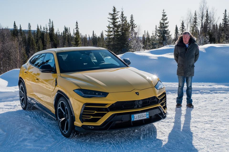 Jezza heads to Sweden to race a Lamborghini Urus against a Porsche 911 Turbo