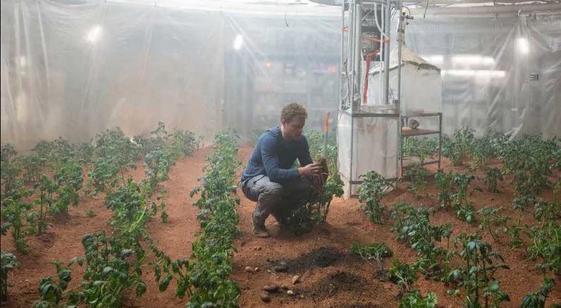 The plan is reminiscent of the Matt Damon film The Martian