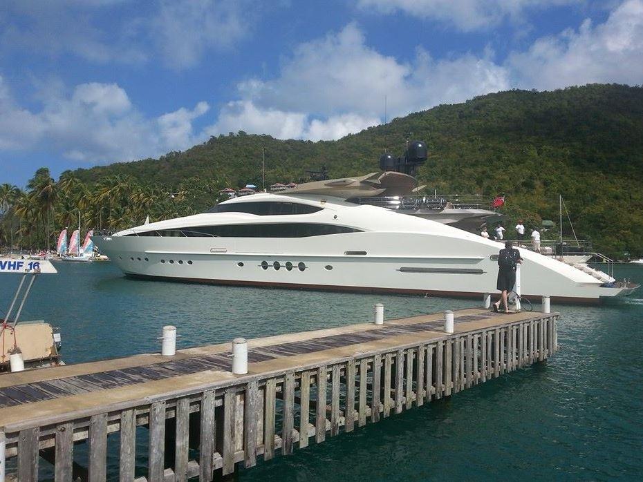  After moving to St Lucia, he ran a superyacht marina on the island