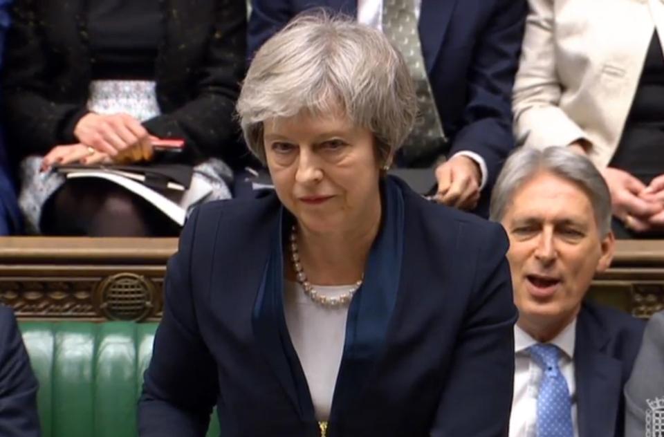  Theresa May suffered the worst defeat in British political history in the Commons yesterday