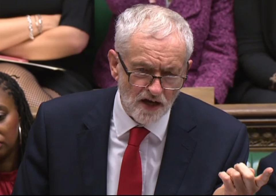 Leader of the Opposition Jeremy Corbyn moves a motion of 'No Confidence' against the Government today