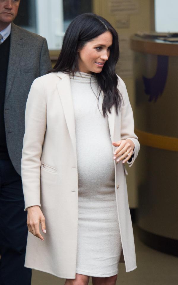  Pregnant Meghan is said to be preparing to give birth at a hospital in Surrey rather than in London