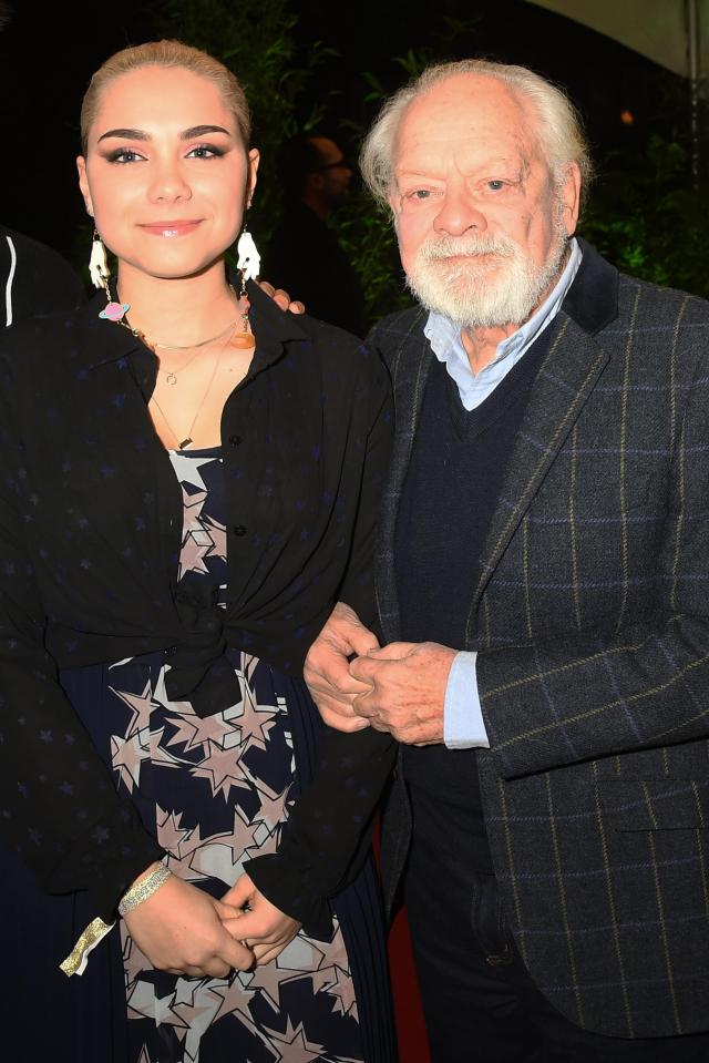  Sir David Jason posed on the red carpet with his daughter Sophie-Mae