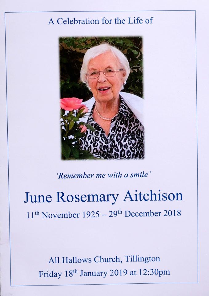  Mourners will today pay respects to the life of Dame June