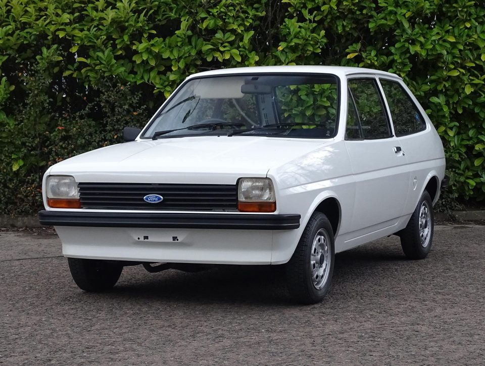  The little Fiesta has only done 141 miles in its lifetime, and spent the rest of its time idle in a museum exhibit