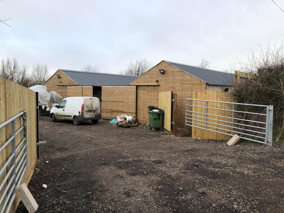  The outer building where the penguins were kept after they were stolen