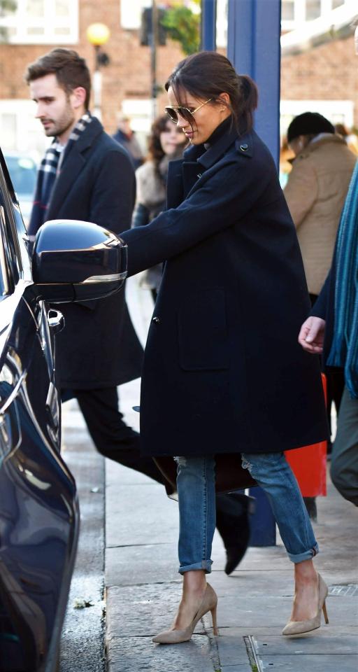  The Duchess was seen in ripped blue jeans for the first time since 2017