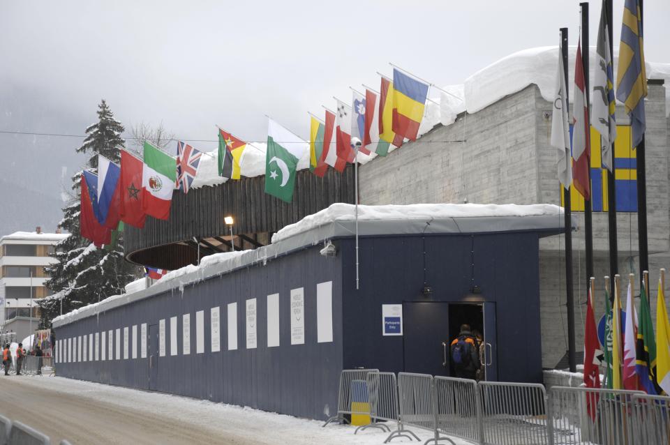  The Word Economic Forum where trade and finance leaders meet in Davos, Switzerland