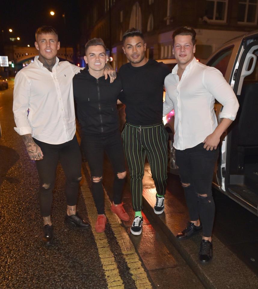  The Geordie lads on a night out