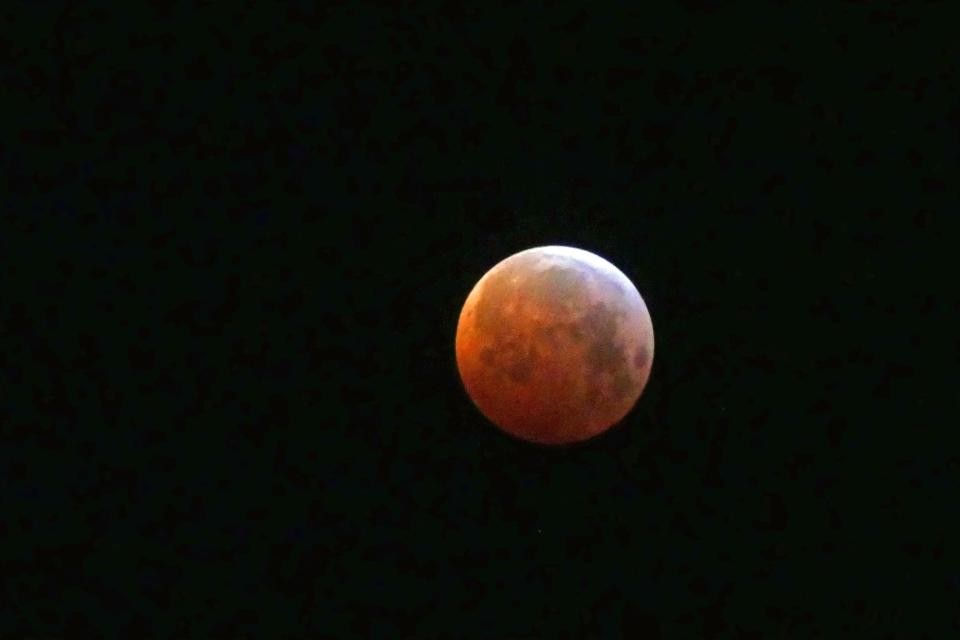  Nick Fletcher captured the blood red moon in North Yorks.