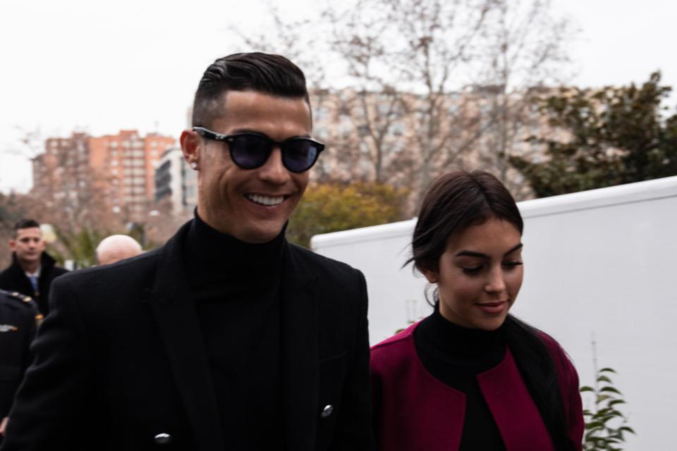  Ronaldo was all smiles during his brief appearance in a Madrid court