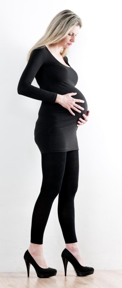  Extra weight from pregnancy means a woman's centre of gravity shifts leaving her at risk of falling over