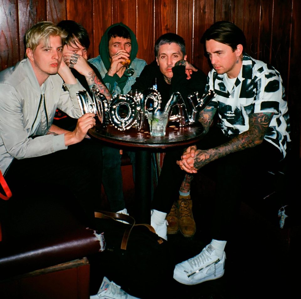  Like all good bands, BMTH head to the pub to compare notes on their awards