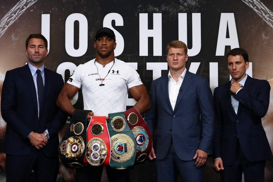 Eddie Hearn and Anthony Joshua are plotting the heavyweight champ’s next move