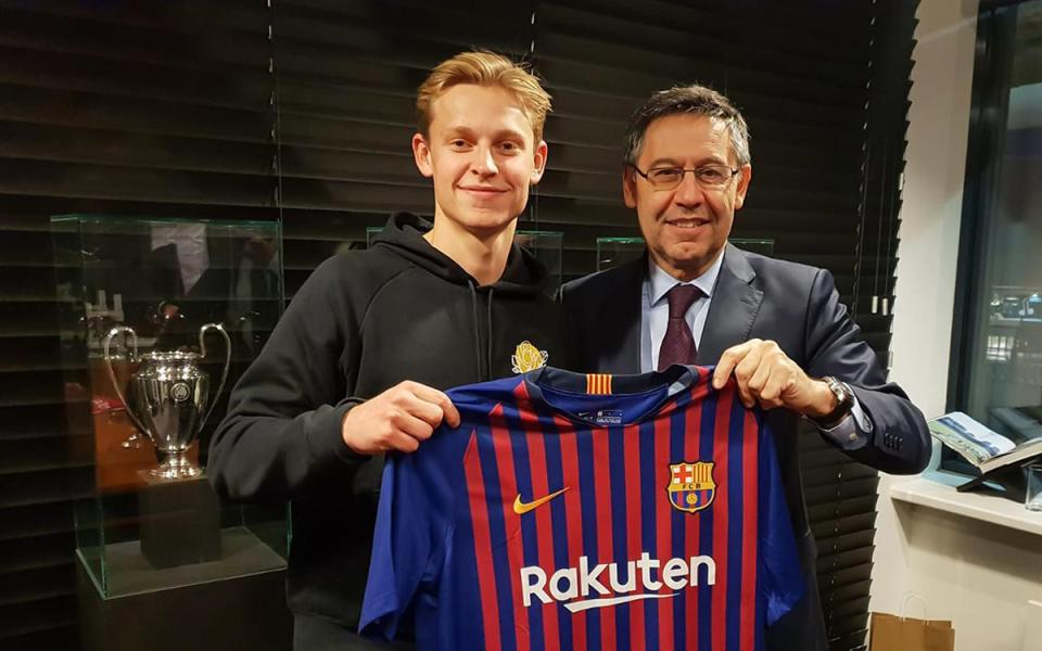  Barcelona have already signed Frenkie De Jong from Ajax as they relationship with the Amsterdam outfit is blossoming