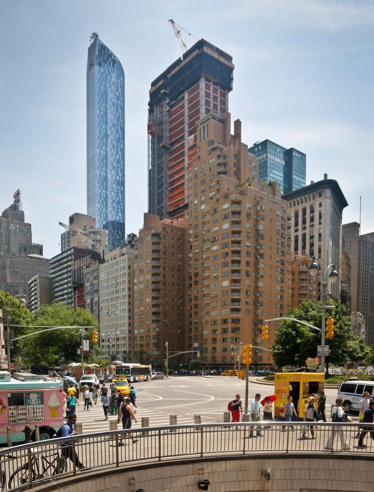  Construction is still ongoing for the astonishing new condominium skyscraper at 220 Central Park South in New York