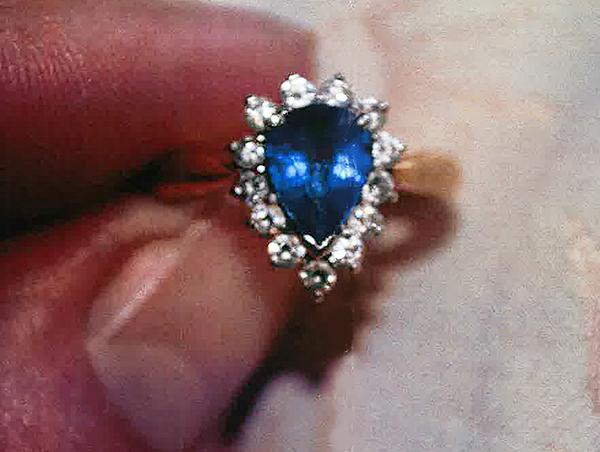  The blue diamond that McGrath claimed was stolen from his home