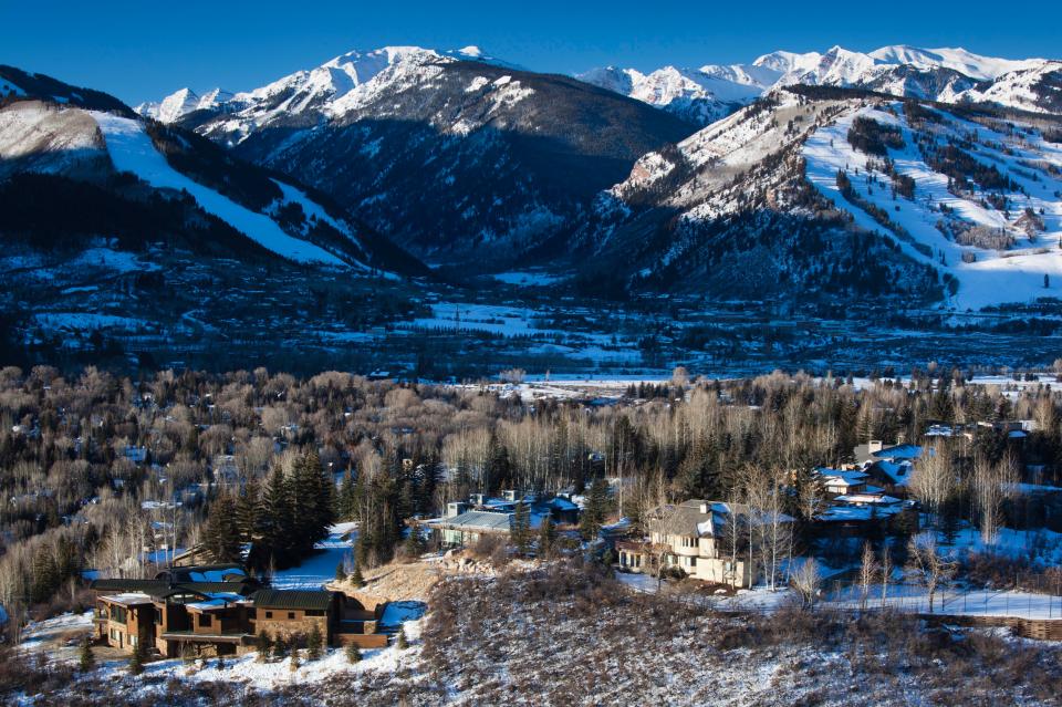  Griffin bought a skiing resort-styled estate for a flashy £10million in Aspen, Colorado